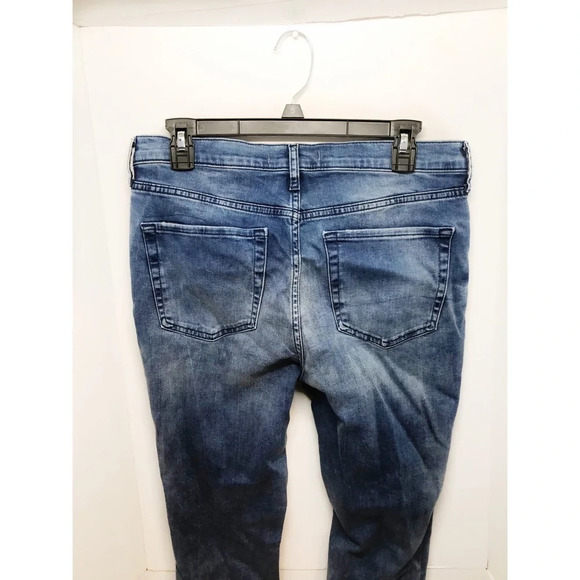 Free People Busted Knee Jeans Sz 31 - Picture 6 of 10